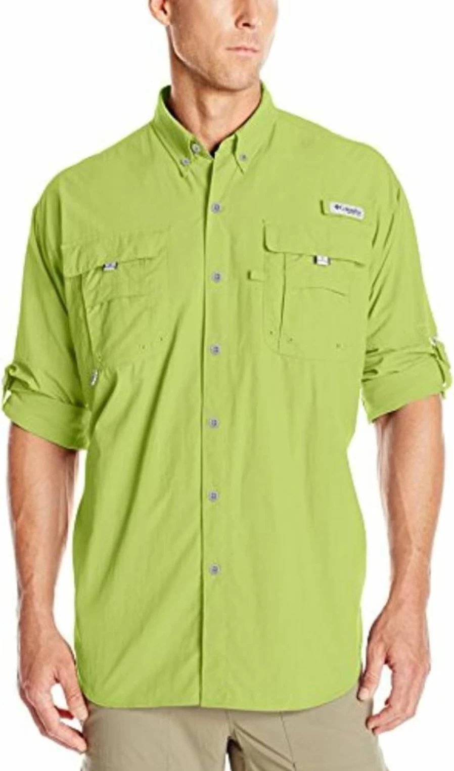 Columbia Men's PFG Bahama II Long Sleeve Fishing Shirt - UPF Sun Protection, Quick-Dry Performance