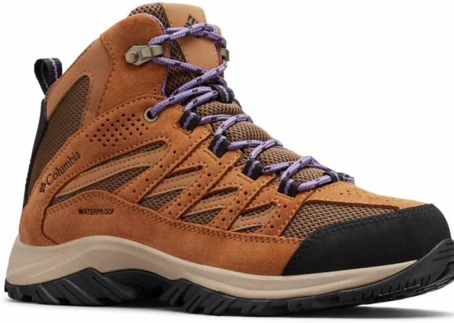 Columbia Women's Crestwood Mid Waterproof Hiking Boots - Lightweight Trail Shoes for Outdoor Adventures