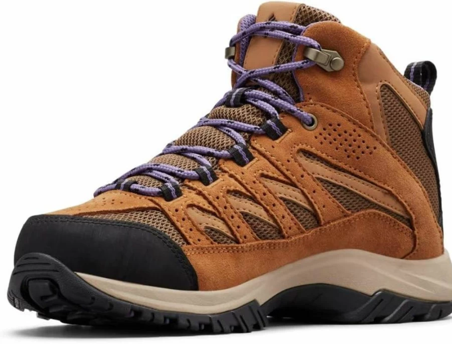 Columbia Women's Crestwood Mid Waterproof Hiking Boots - Lightweight Trail Shoes for Outdoor Adventures